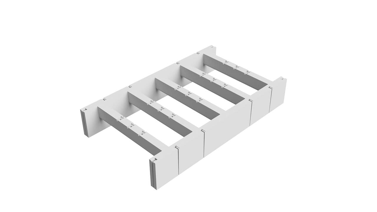 Produktbilde av såleblokk på hvit bakgrunn.