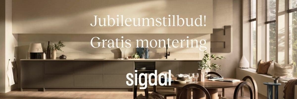 Kampanjebanner Sigdal kjøkken