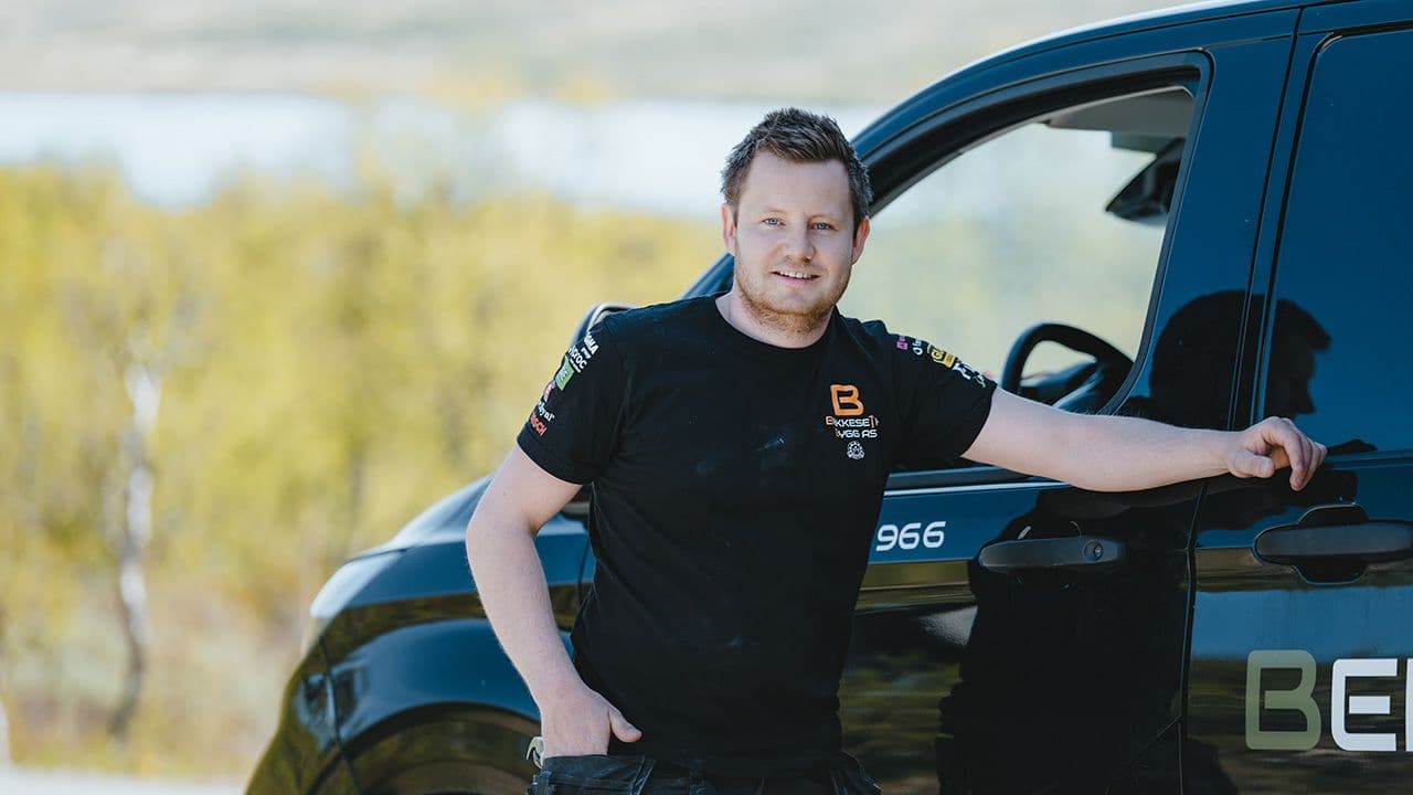 Robin Brekkeseth fra Brekkeseth Bygg.