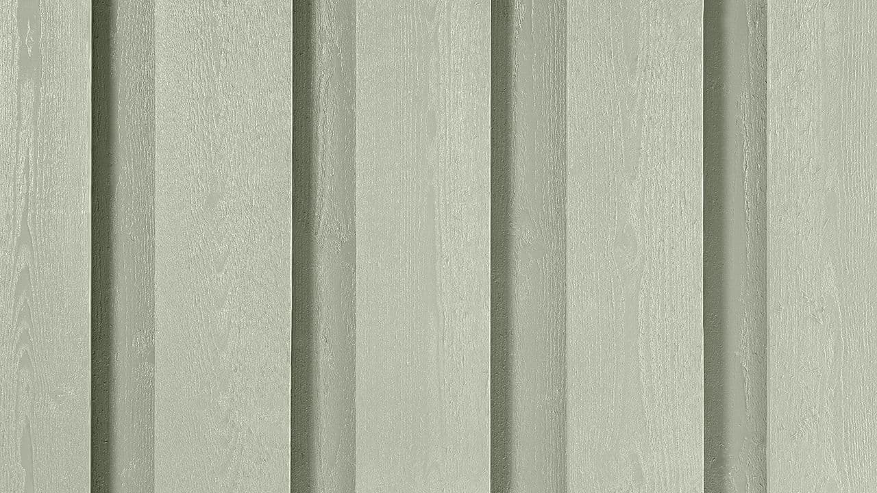 Nærbilde av stående kledning.