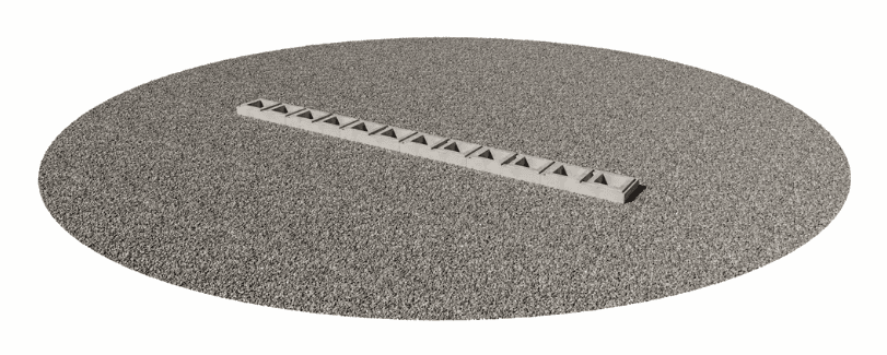 Illustrasjon av rekke med Modul mur fra Asak Miljøstein som skal bli til hjemmelaget utekjøkken.