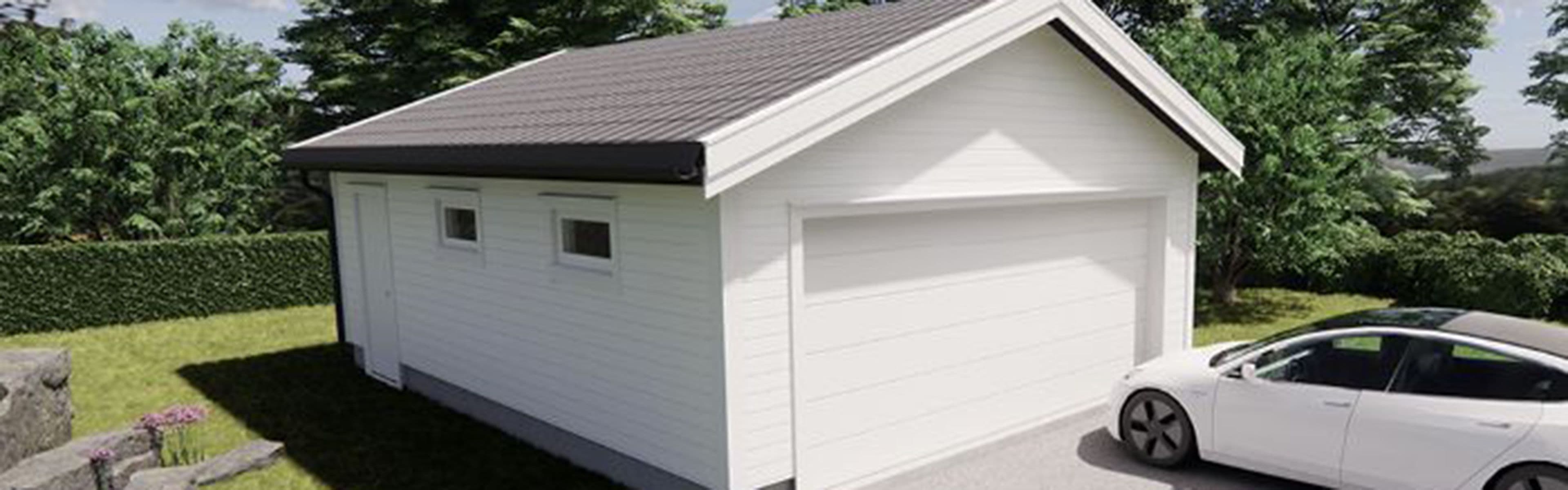 Garasje 4: Lang dobbelgarasje