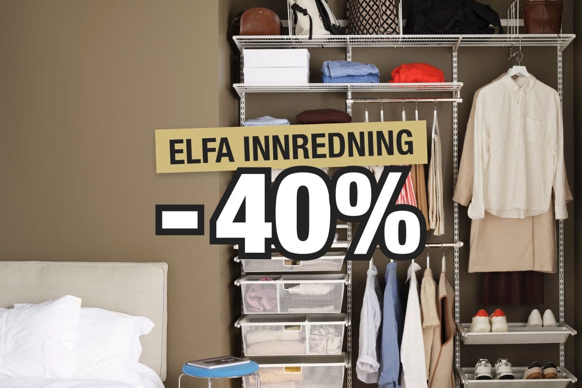 Elfa garderobe