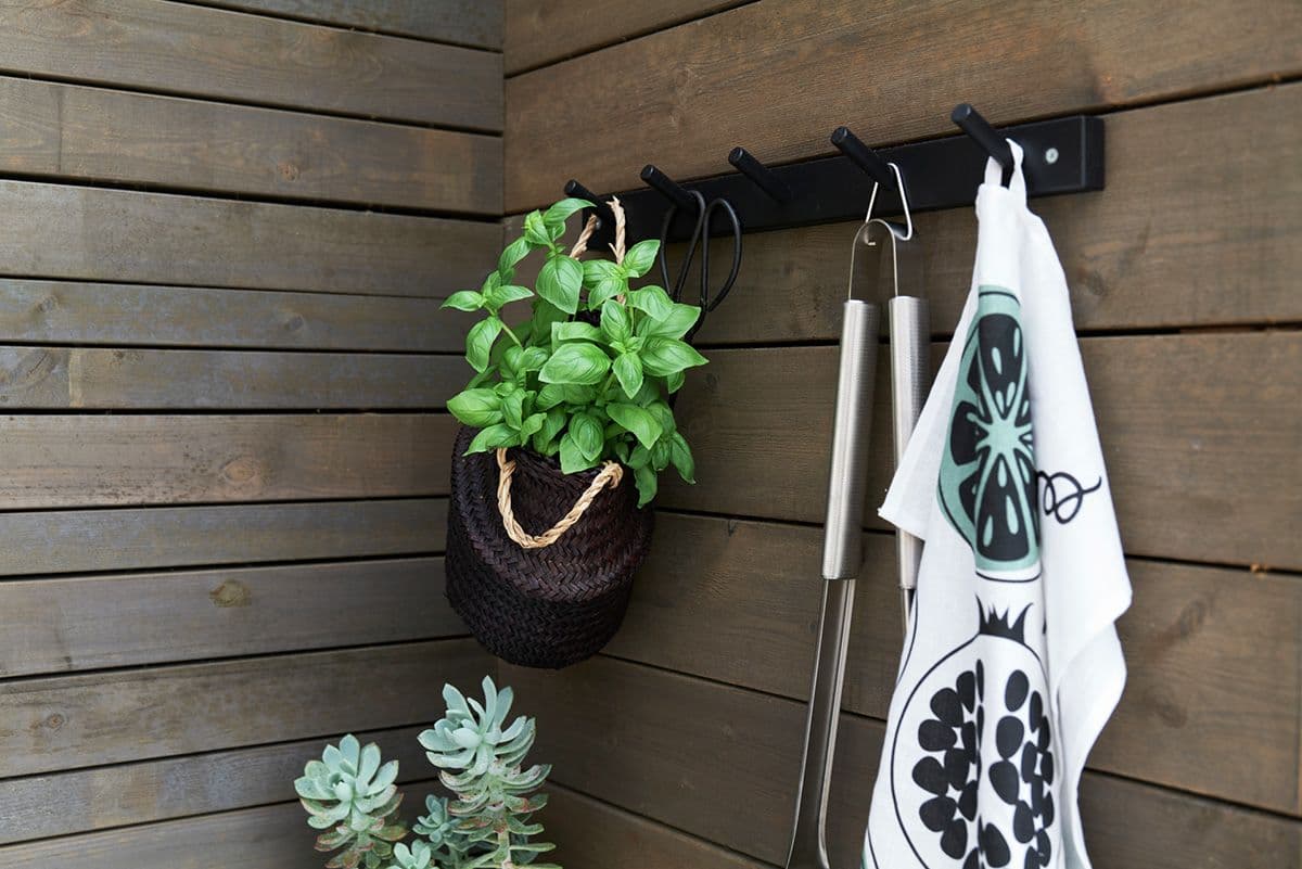 Nærbilde av Concise royalimpregnert kledning.