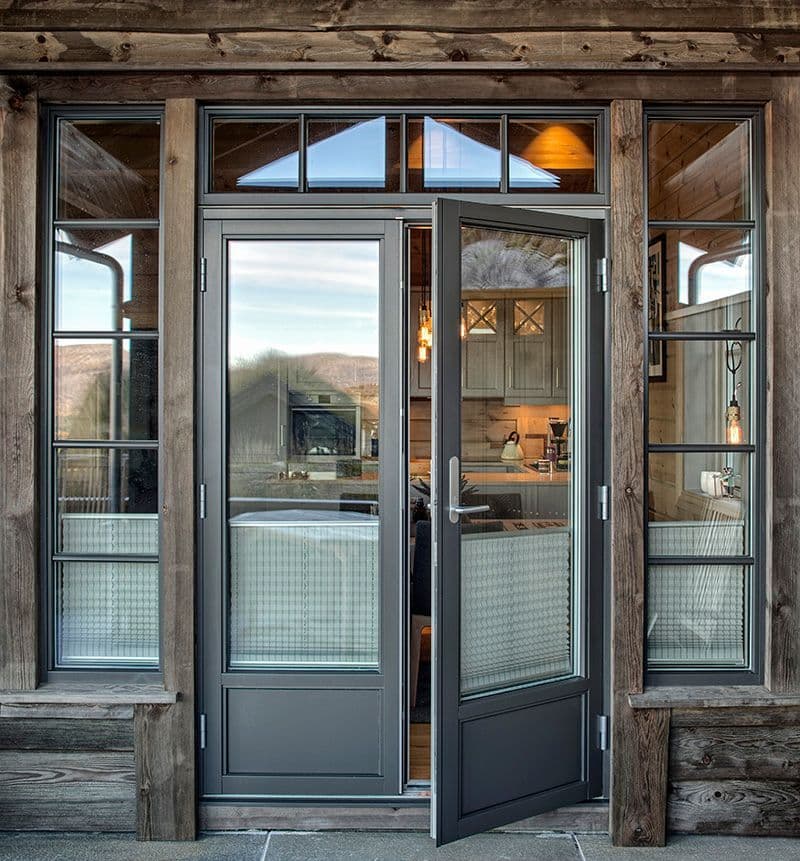 hytte med dobbel terrassedør fra NorDan