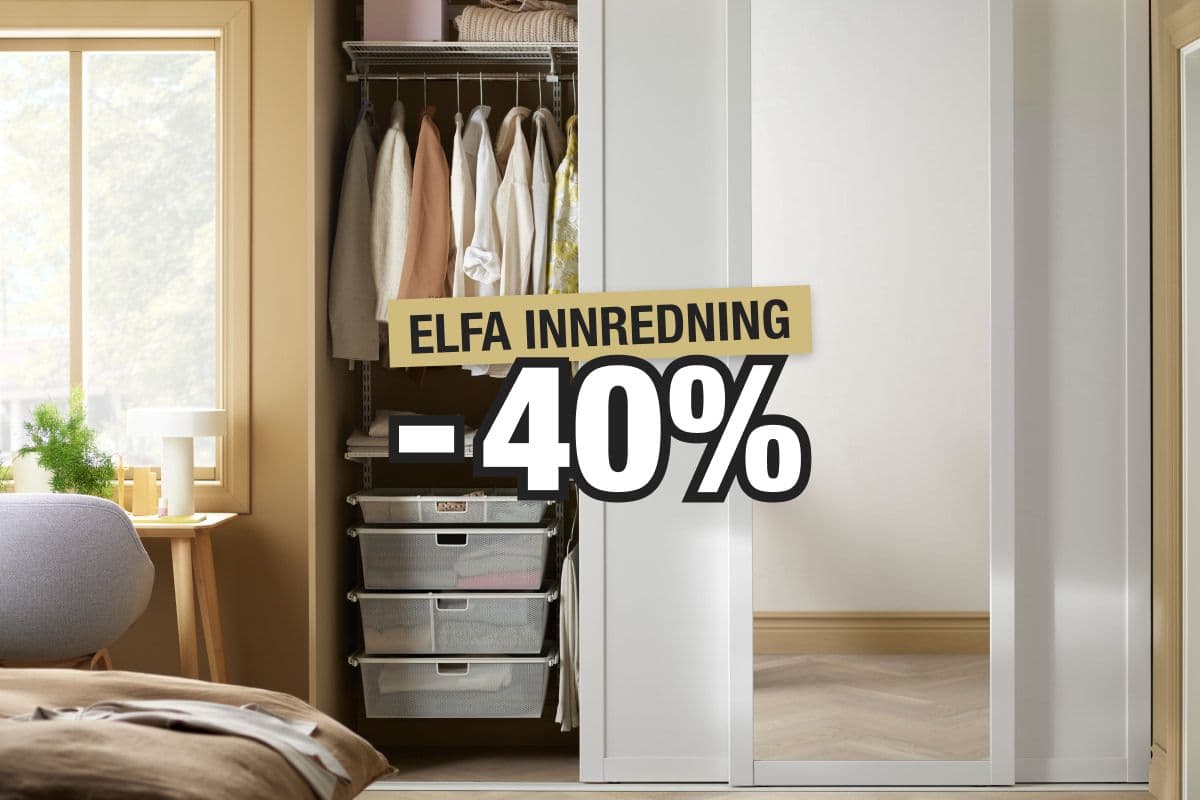 Elfa garderobe